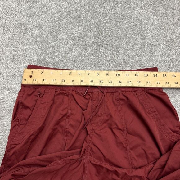 The North Face Aphrodite 2.0 Capri Pants Womens Medium Red Ruched Outdoor Hiking - Picture 10 of 15